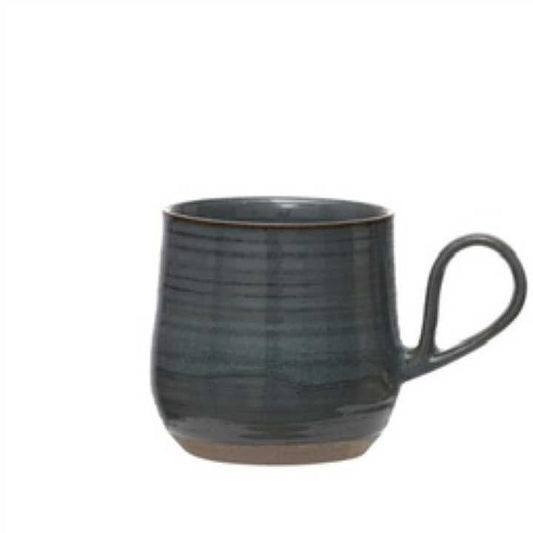 Stoneware Mug, Reactive Glaze & Unglazed Blue 18 oz. - Market 12