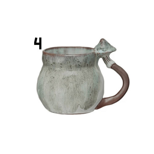 Stoneware Mug w/ Mushroom