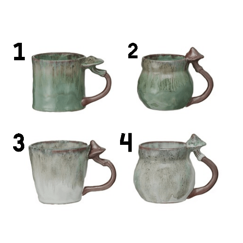 Stoneware Mug w/ Mushroom