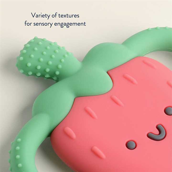 Strawberry Chew Crew, Baby Teether - Market 12