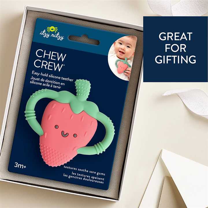 Strawberry Chew Crew, Baby Teether - Market 12