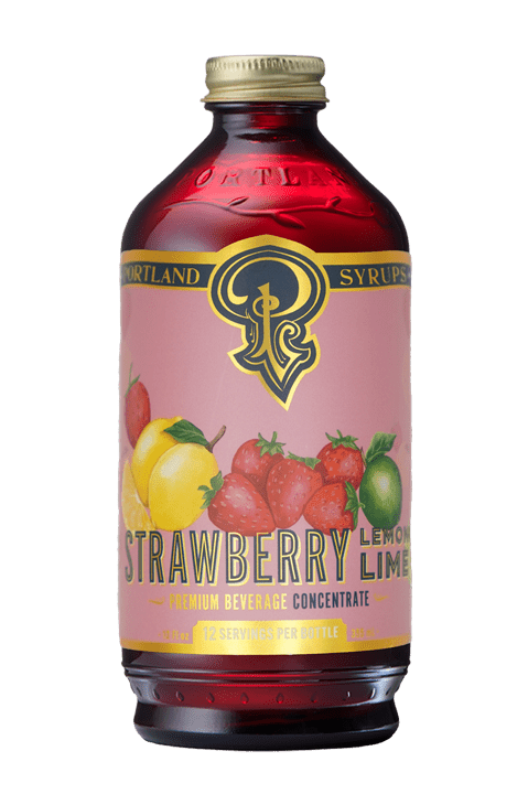 Strawberry Lemon Lime Syrup 12 oz Beverage Mixer - Market 12
