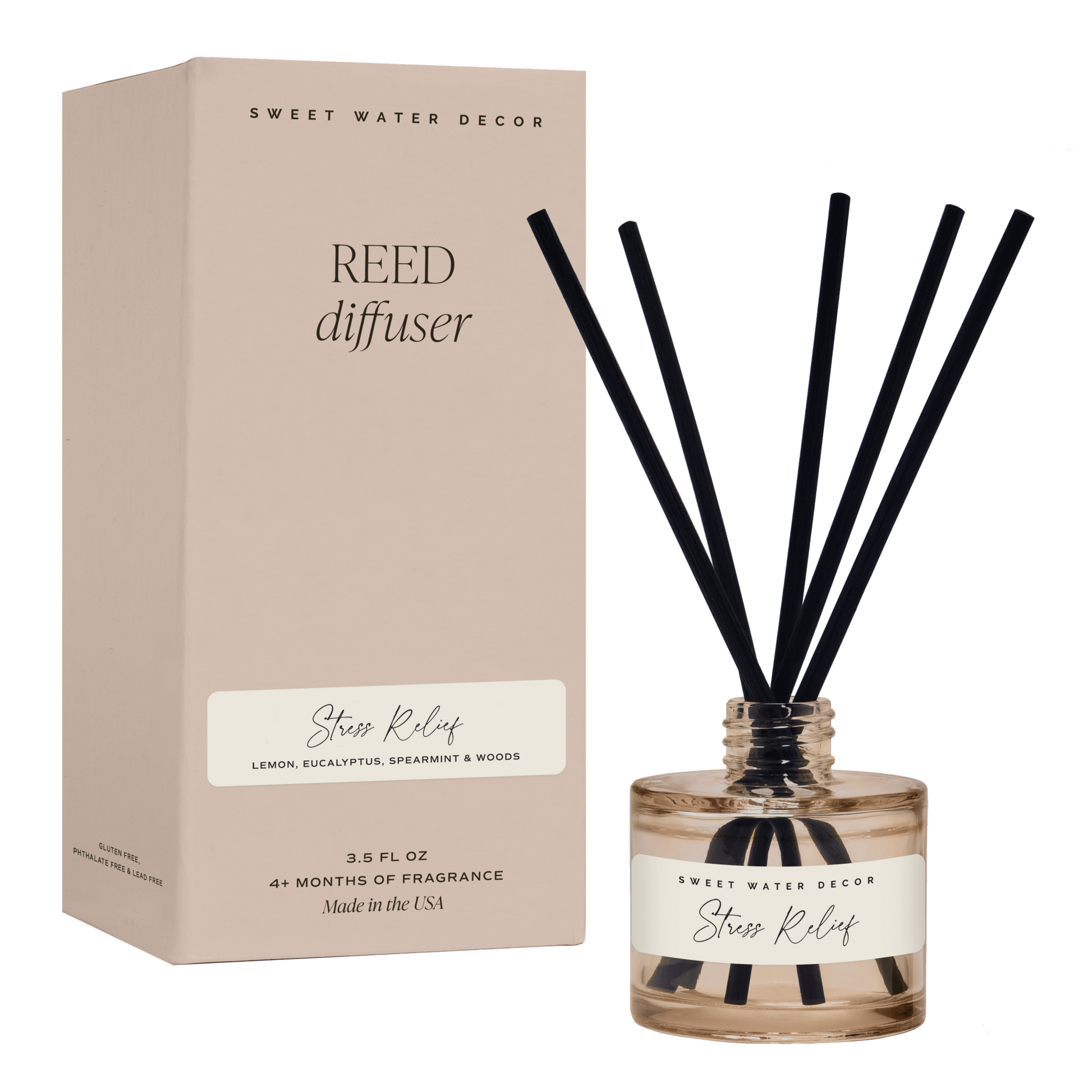 Stress Relief Reed Diffuser - Gift & Home Decor - Market 12