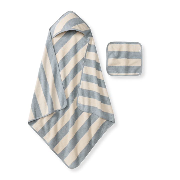 Stripe Woven Terry Towel & Washcloth One Size - Market 12