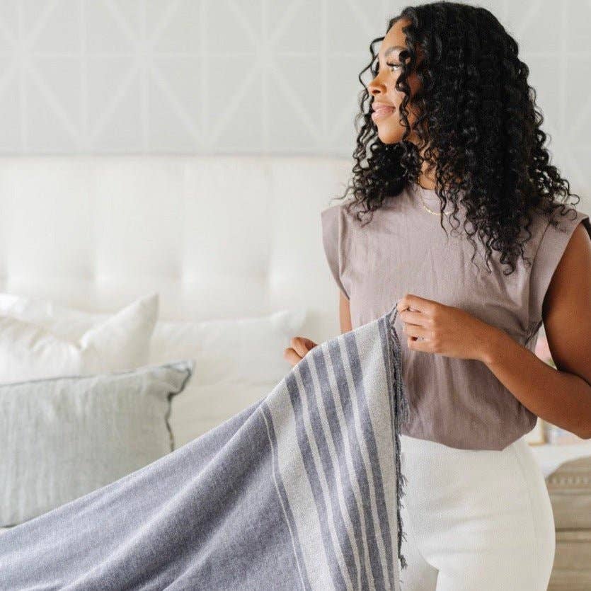 Sundance CHENILLE FRINGE THROW BLANKETS - Market 12