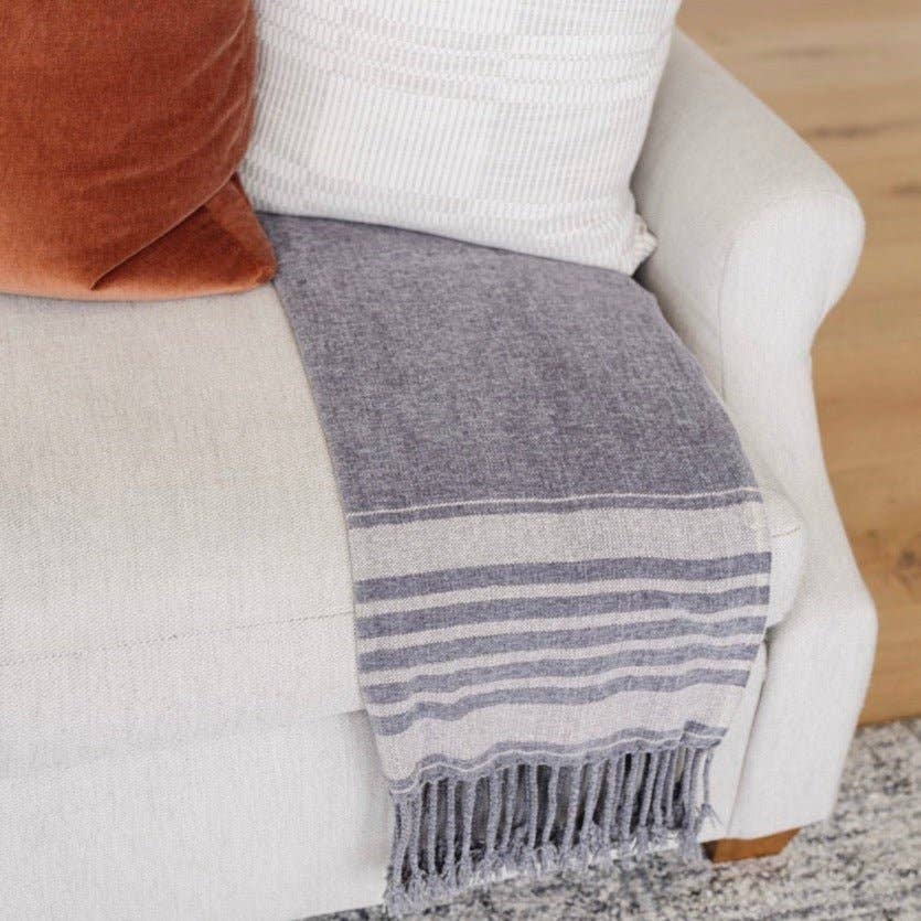 Sundance CHENILLE FRINGE THROW BLANKETS - Market 12