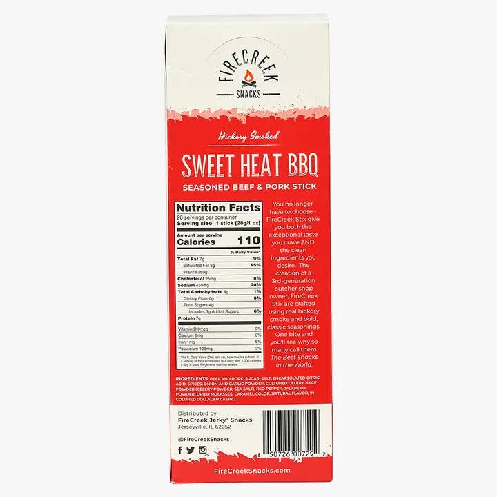 Sweet Heat BBQ Snack Stix - 1oz ea - Market 12