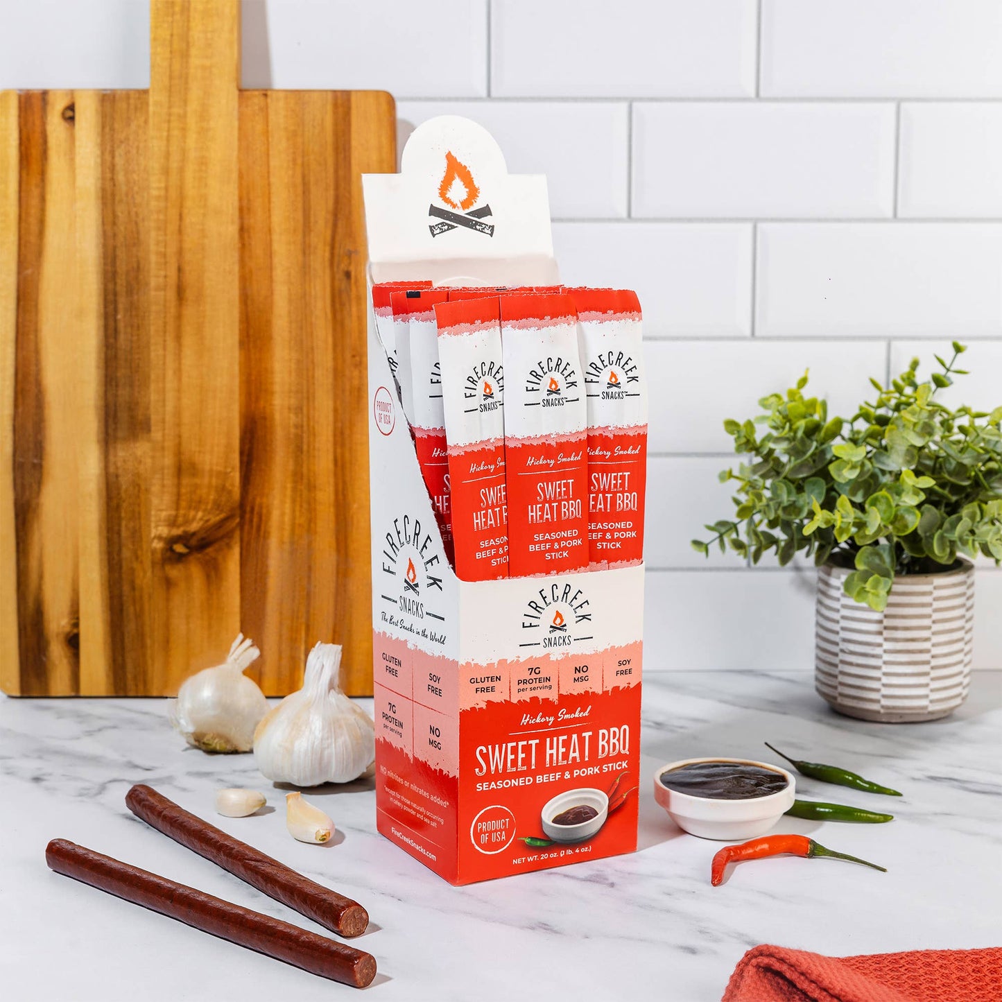 Sweet Heat BBQ Snack Stix - 1oz ea - Market 12