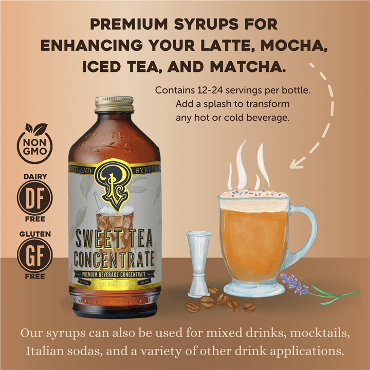 Sweet Iced Tea Concentrate 12oz Beverage Mixer - Market 12