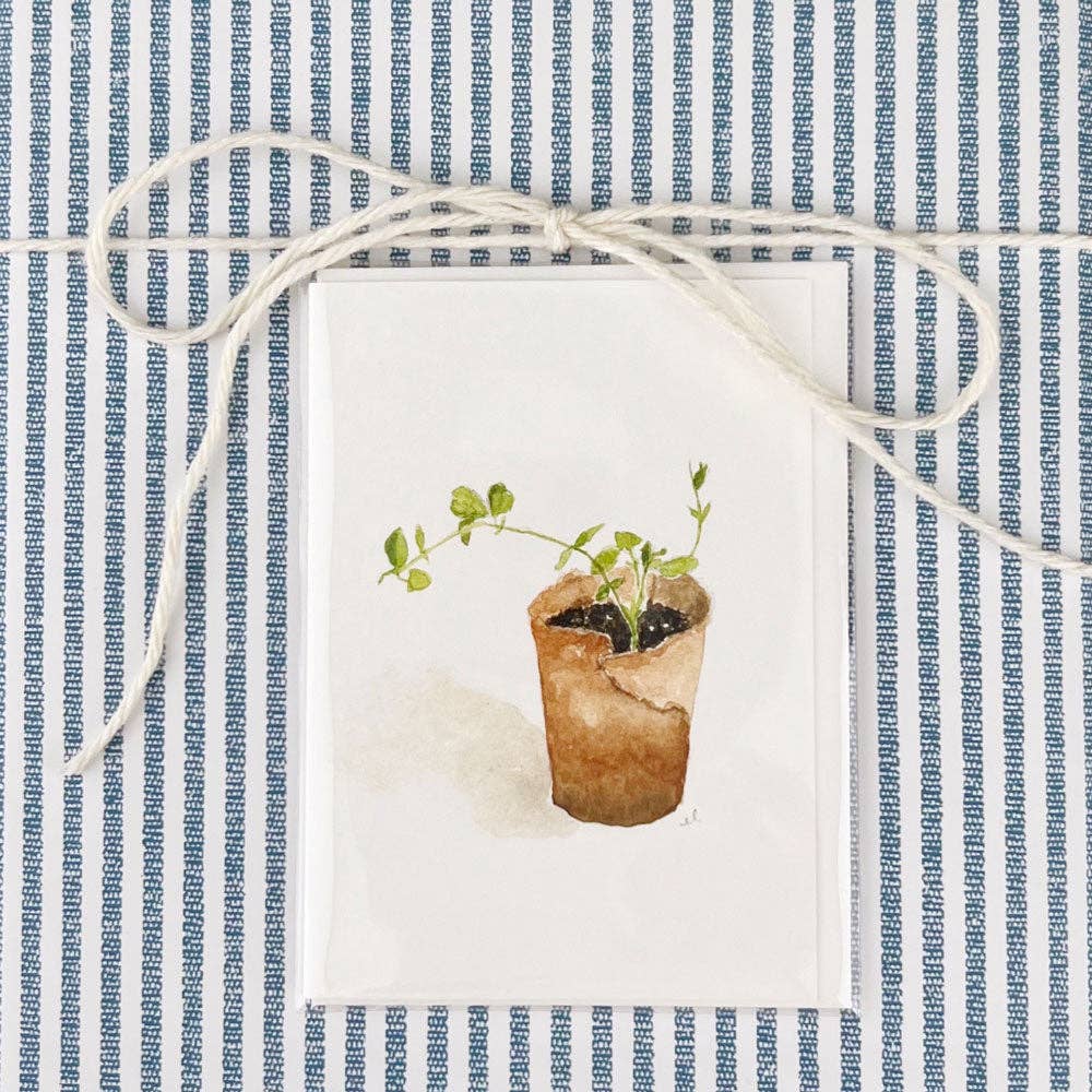 Sweet pea mini notecards - Market 12