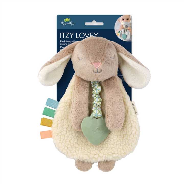 Taupe Bunny Itzy Friends Lovey Plush - Market 12