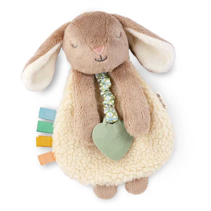 Taupe Bunny Itzy Friends Lovey Plush - Market 12