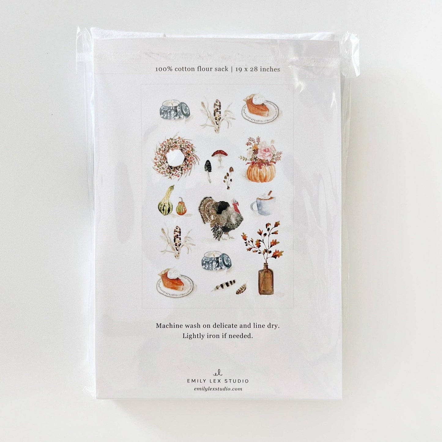 Thanksgiving tea towel - Market 12