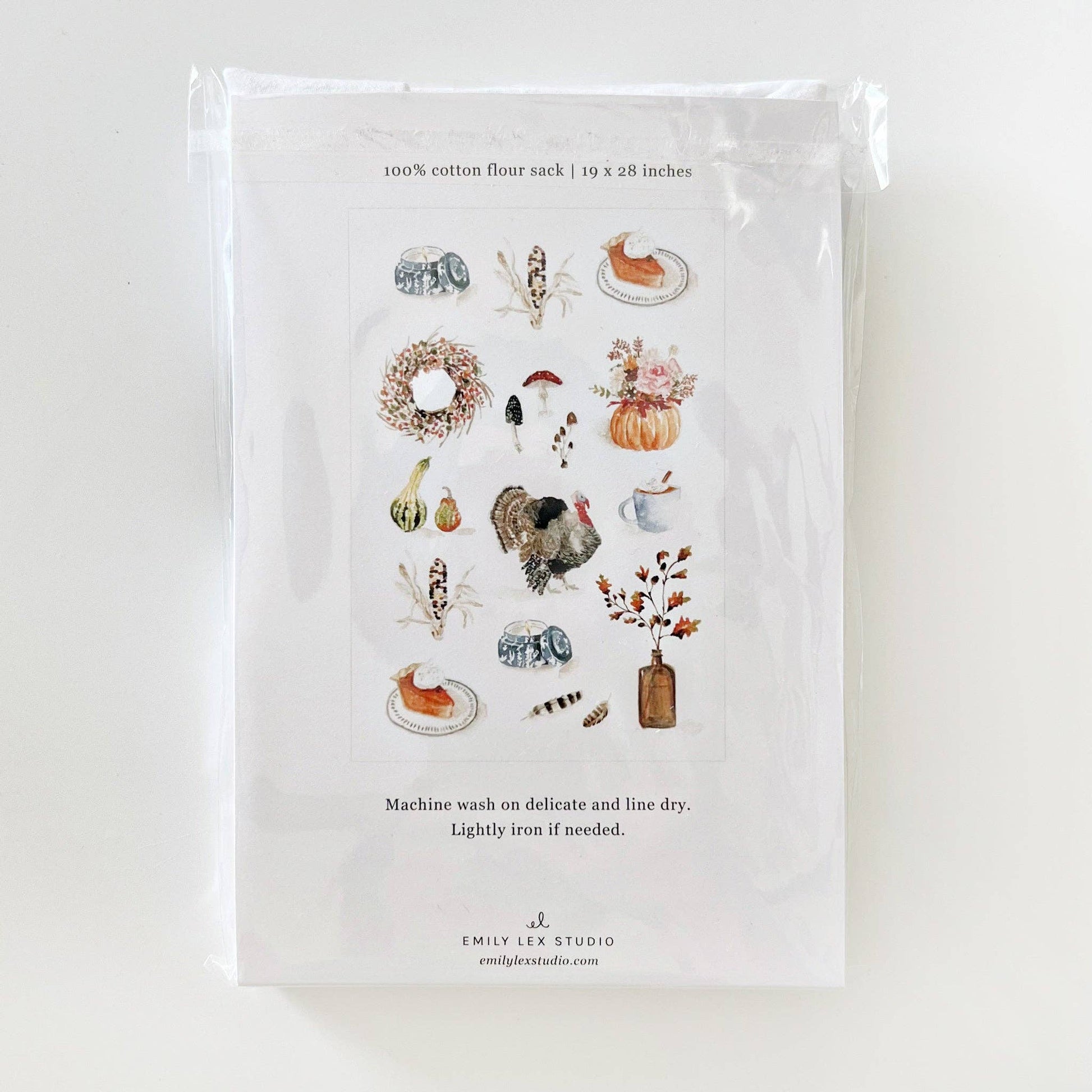Thanksgiving tea towel - Market 12
