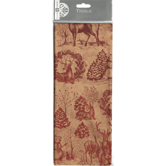 Tissue - Printed Winter Woods - Market 12