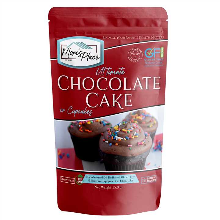 Ultimate Chocolate Cake or Cupcake Mix GF - Market 12