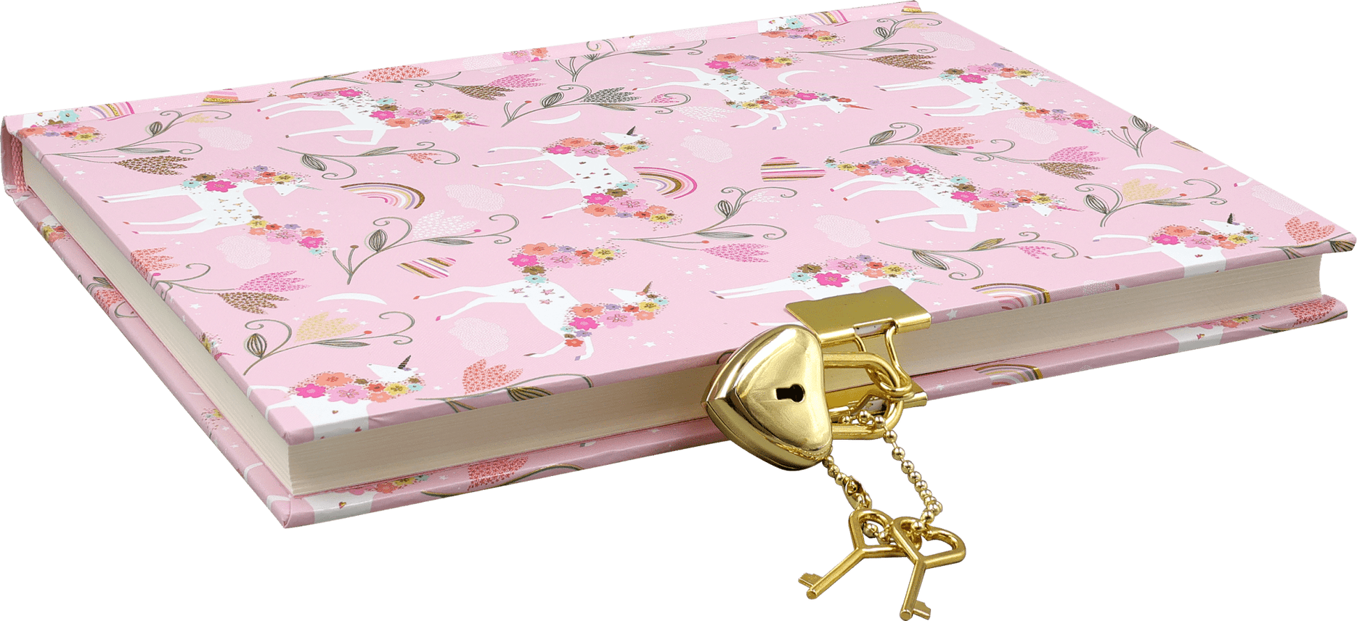 Unicorn Blooms Locking Journal - Market 12