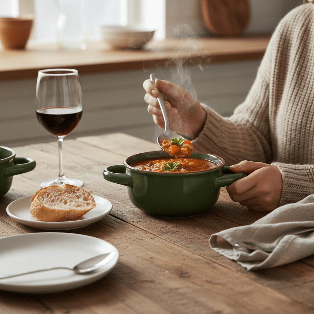 Vikko - Alpine, Serving Bowl with Handles, Green, 15 oz - Market 12