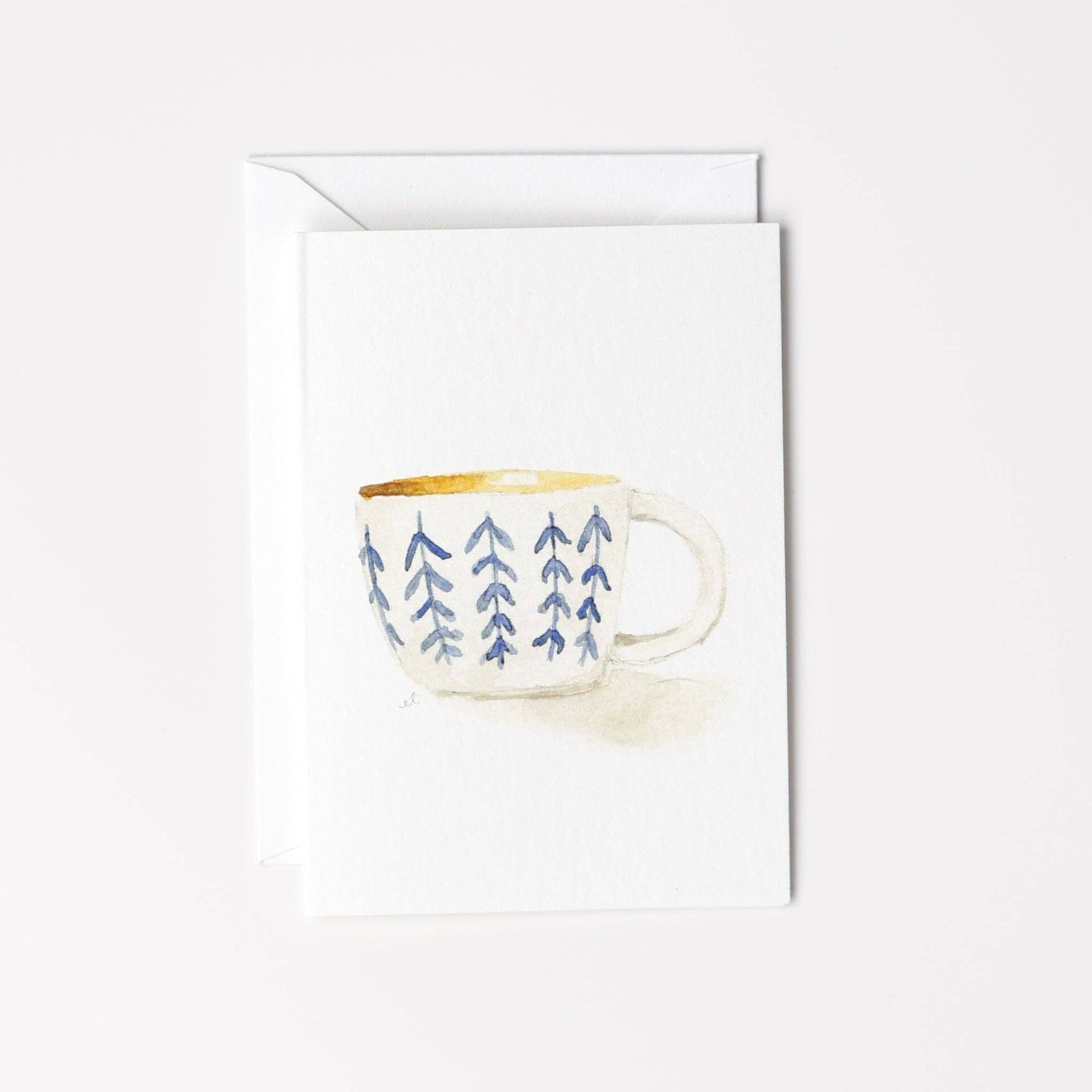 Vine mug mini notecard - Market 12