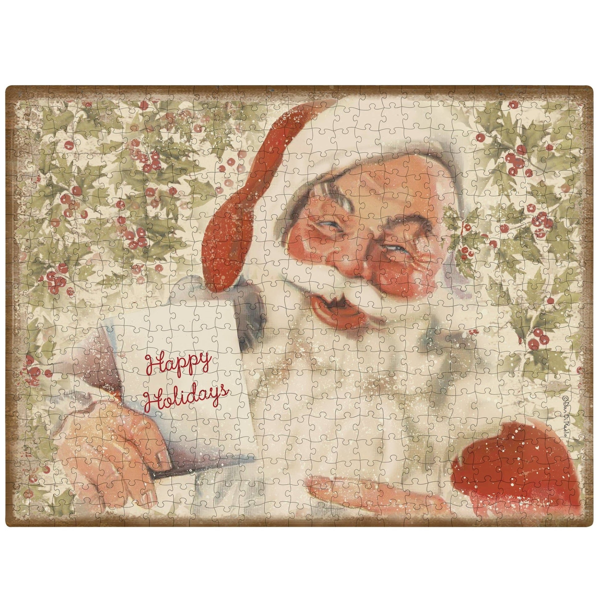 Vintage Santa Puzzle - Market 12