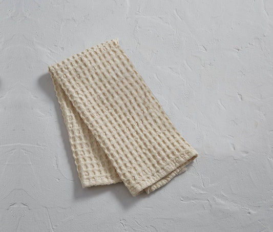 Waffle Weave Towel - Pebble - Market 12