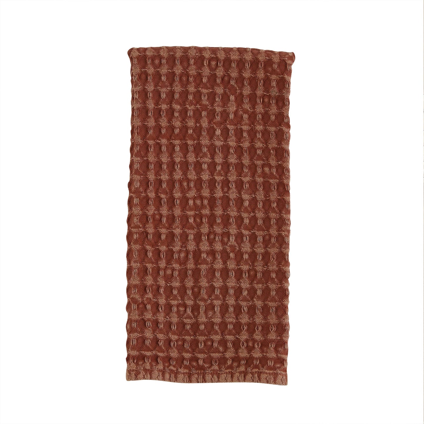 Waffle Weave Towel - Terracotta - Market 12