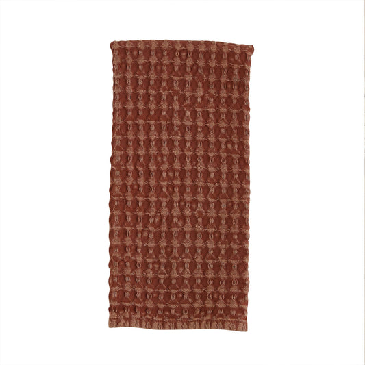 Waffle Weave Towel - Terracotta - Market 12