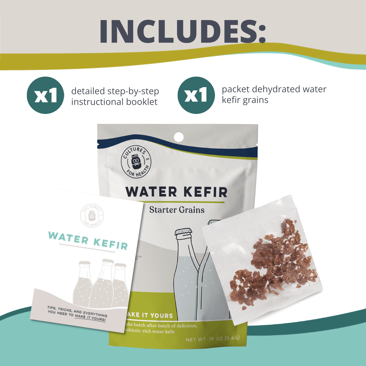 water Kefir Grains - Market 12