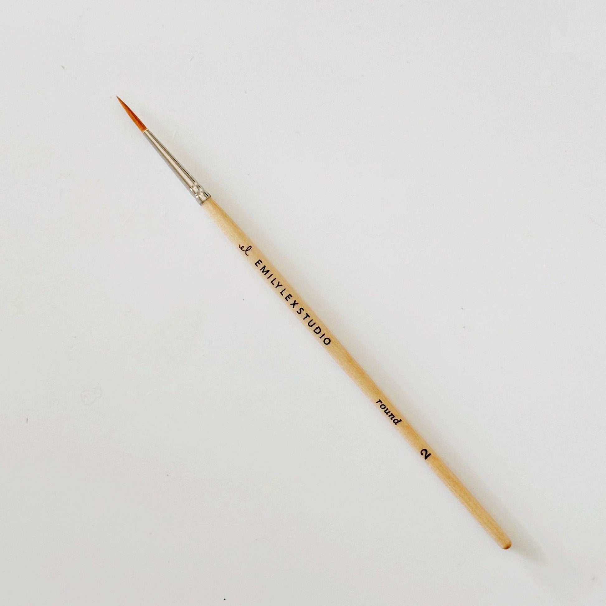 Watercolor paintbrush set of five wood brushes - Market 12