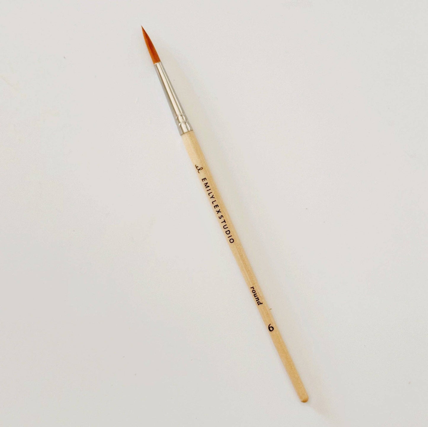 Watercolor paintbrush set of five wood brushes - Market 12