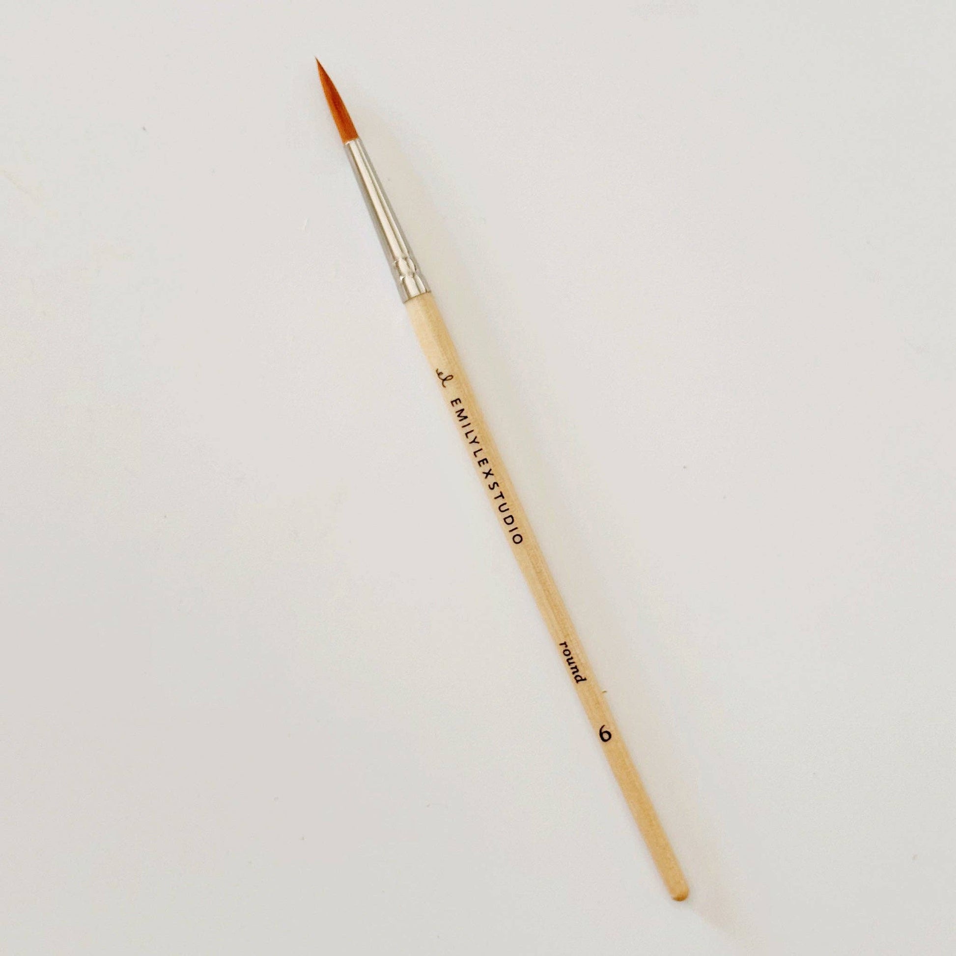 Watercolor paintbrush set of five wood brushes - Market 12