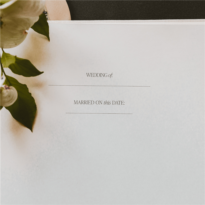 Wedding Guest Book - Market 12