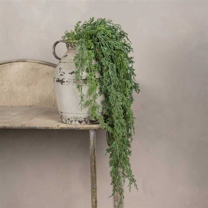 Weeping Cedar Soft Touch Hanging Bush - Market 12