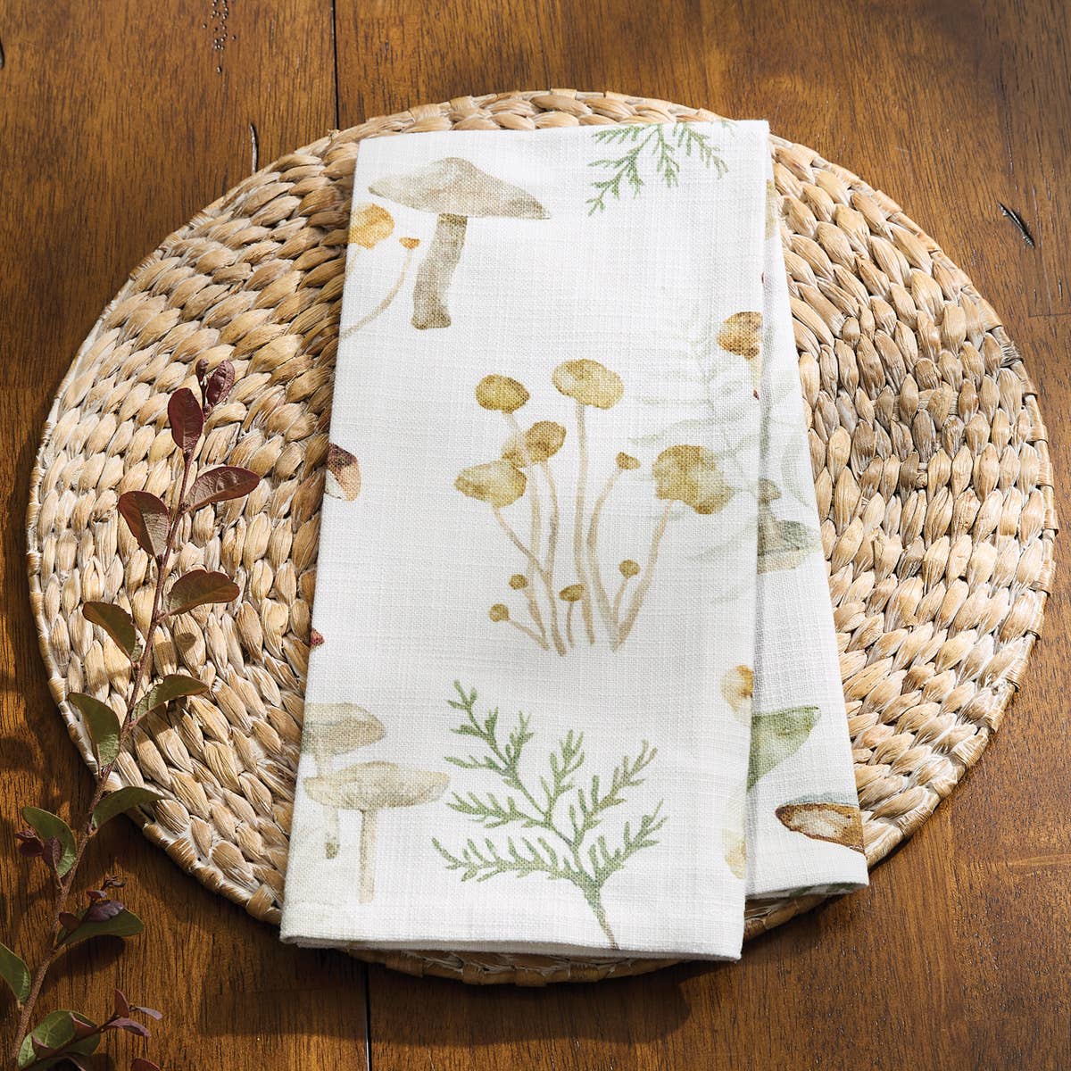Wild Mushrooms Dishtowel - Market 12
