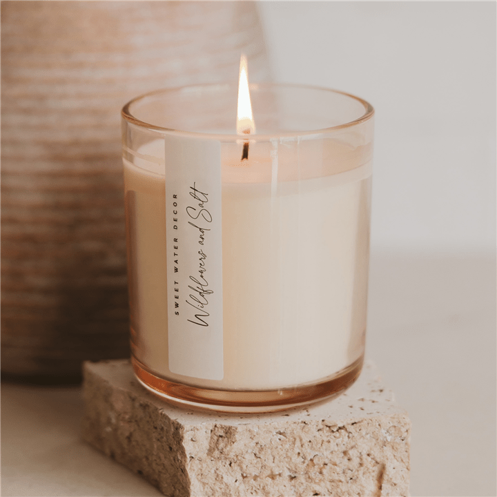 Wildflowers & Salt 12 oz Candle - Sweet Water Decor - Market 12