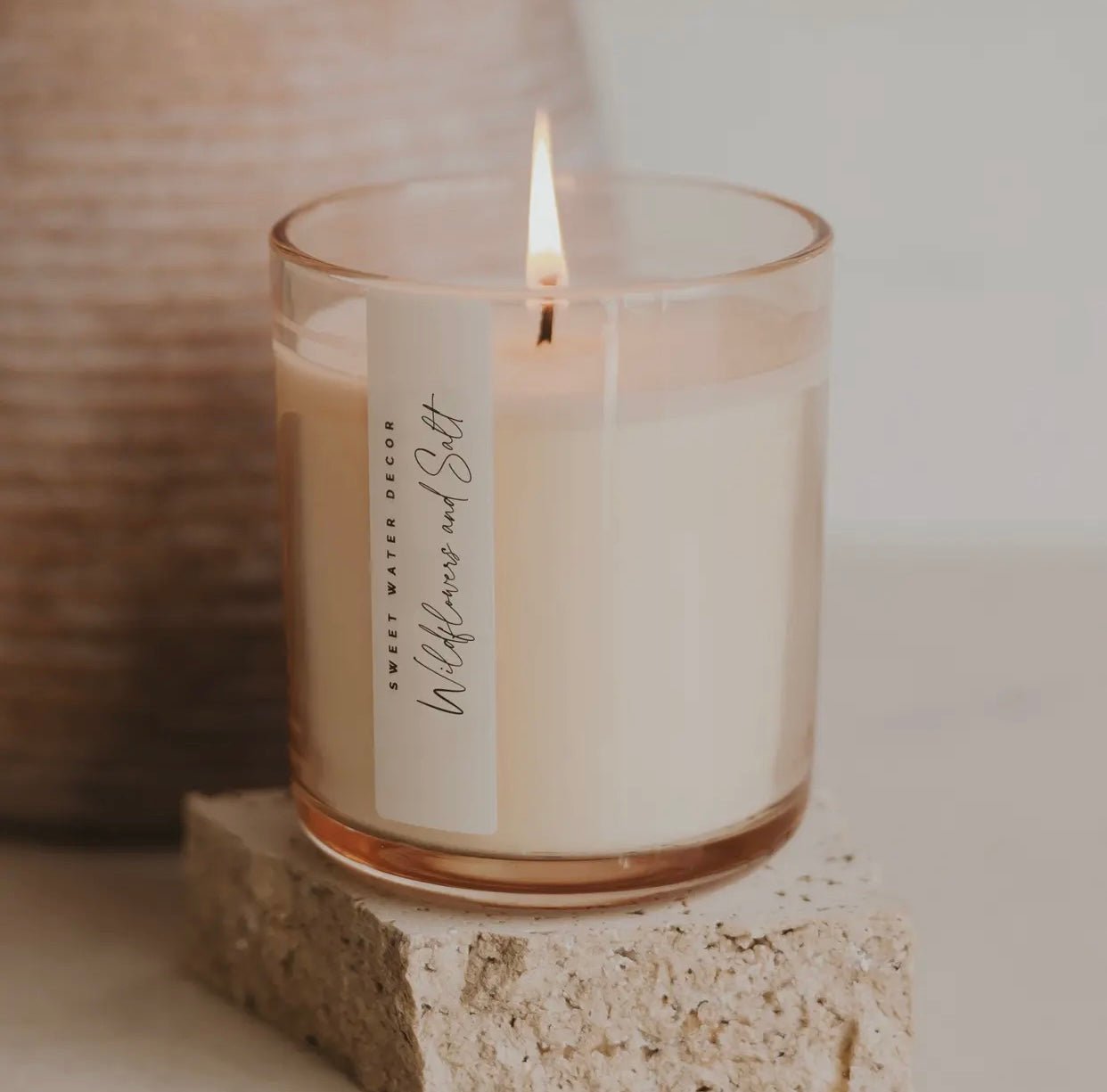 Wildflowers & Salt 12 oz Candle - Sweet Water Decor - Market 12