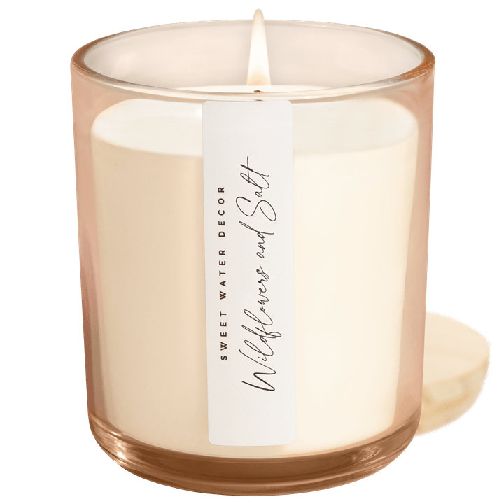 Wildflowers & Salt 12 oz Candle - Sweet Water Decor - Market 12
