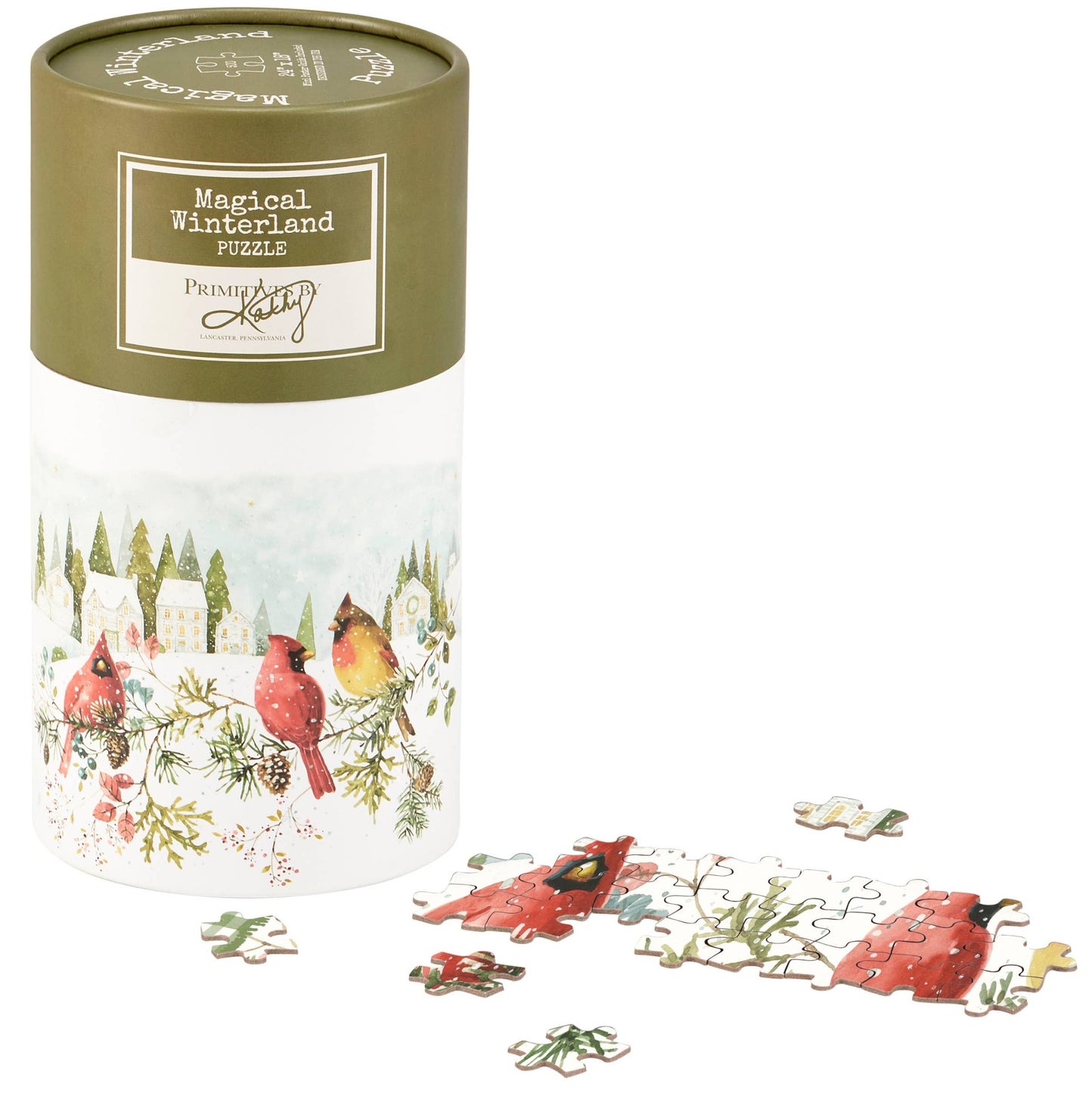 Winter Cardinal Puzzle - Market 12