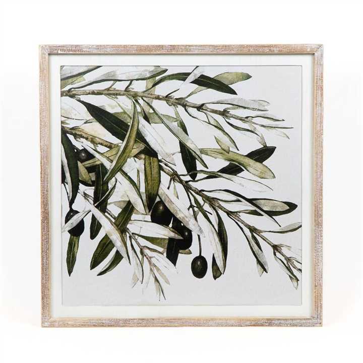 Wood Frame Picture (PINE TREE/OLIVE) Christmas Decor - Market 12