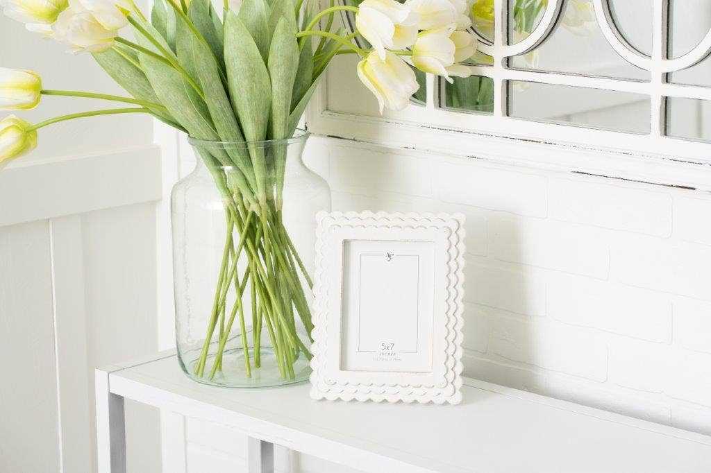 Wood Photo Frame Scallop Edge - Market 12