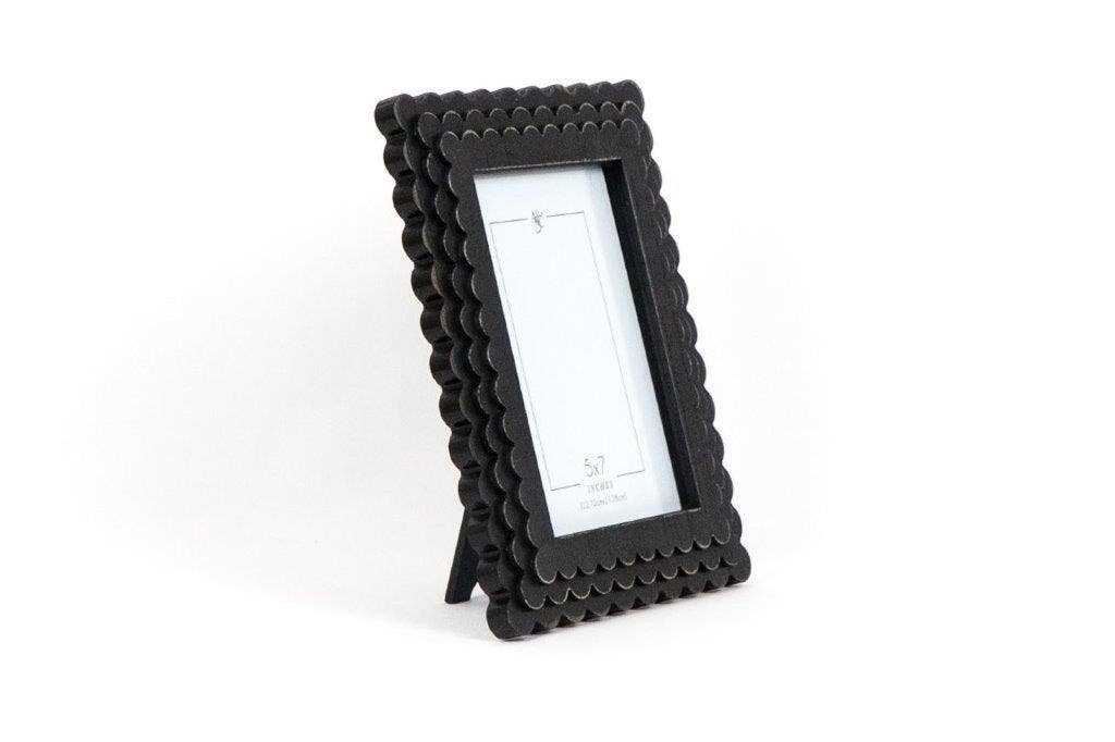 Wood Photo Frame Scallop Edge - Market 12