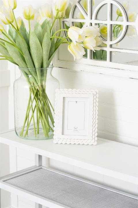Wood Photo Frame Scallop Edge - Market 12