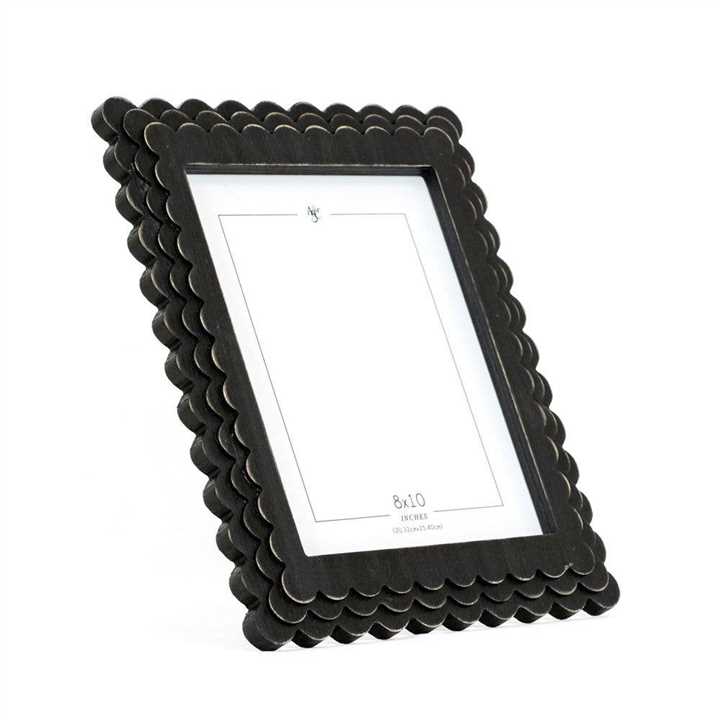 Wood Scallop Photo Frame - Market 12