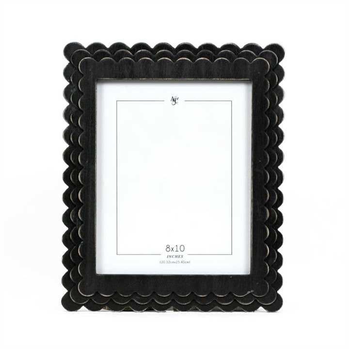 Wood Scallop Photo Frame - Market 12