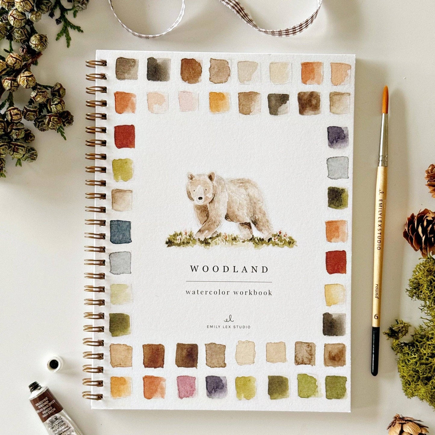 Woodland watercolor workbook - Market 12