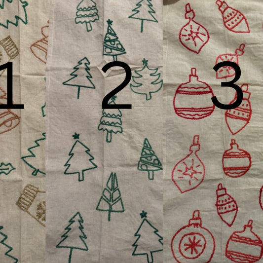 XS9135A 28”L x 18”W Woven Cotton + Linen Tea Towel, 3 styles - Market 12